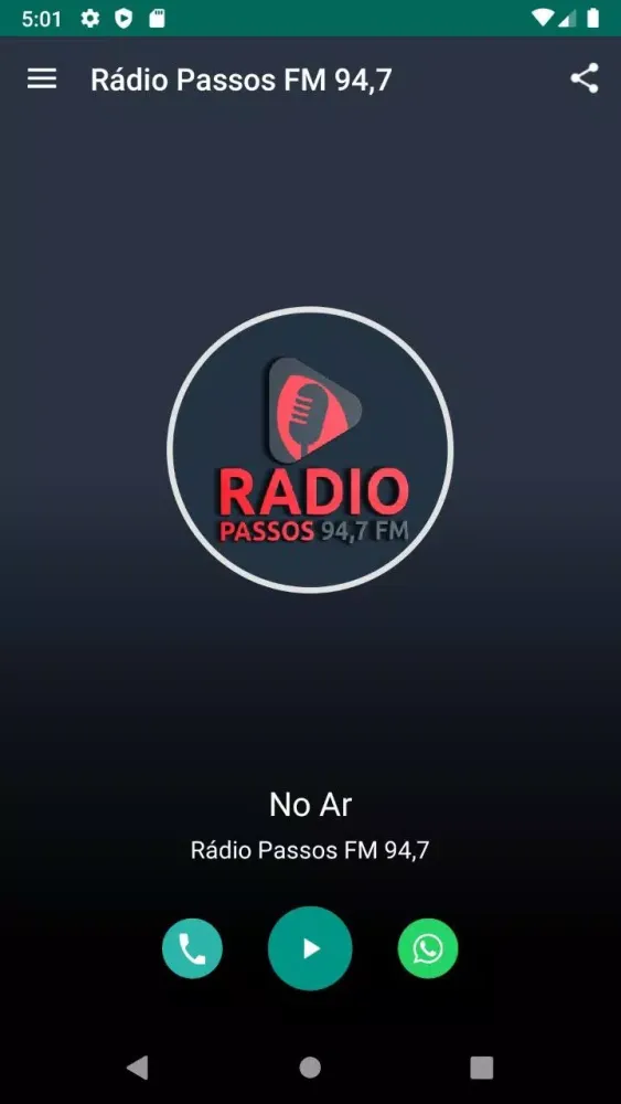 Captures d'écran de Rádio Passos FM