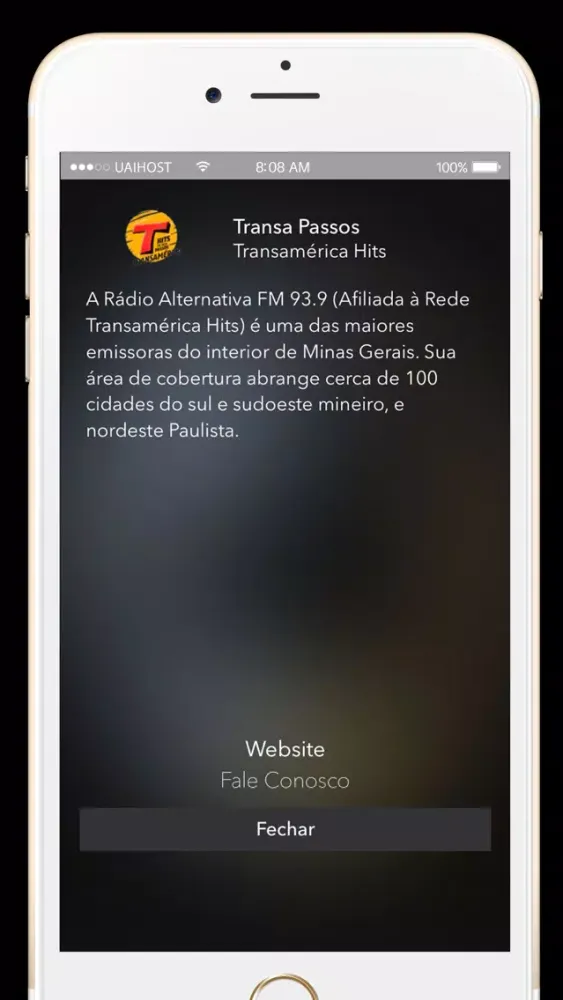 Rádio Transa Passos स्क्रीनशॉट