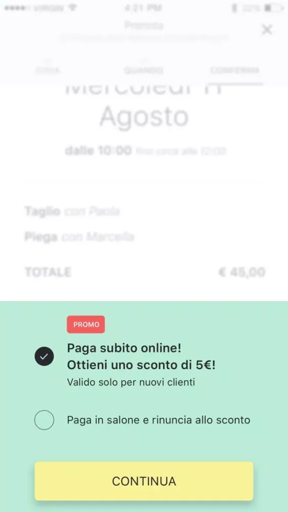 Screenshot di Antonello Zedda Parrucchieri
