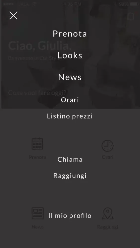 CutStyle Parrucchieri应用截图