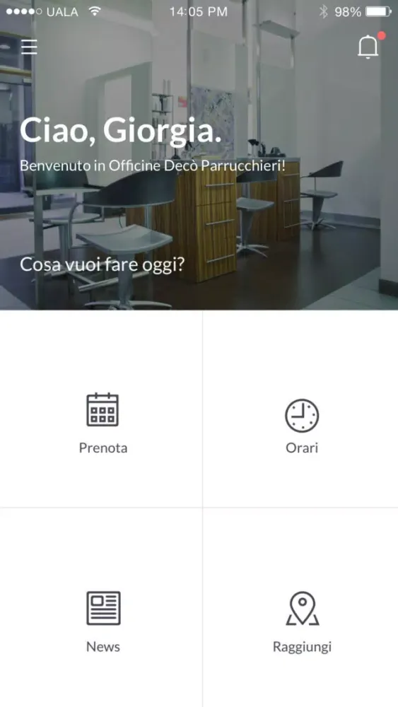 Screenshot di Officine Decò Parrucchieri