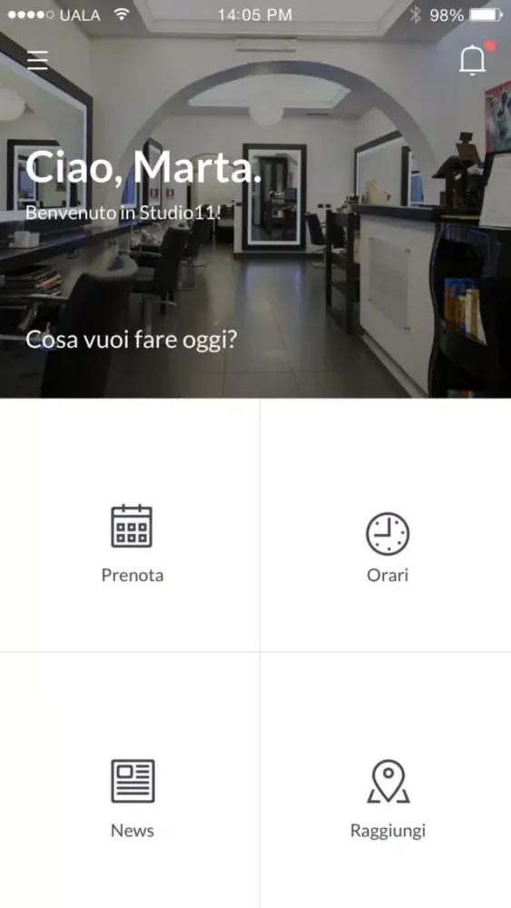 Screenshot di Studio 11