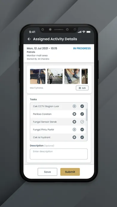 Zrzuty ekranu IDPSecure - Security Guard App