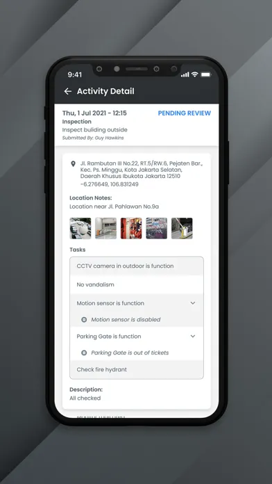 Zrzuty ekranu IDPSecure - Security Guard App