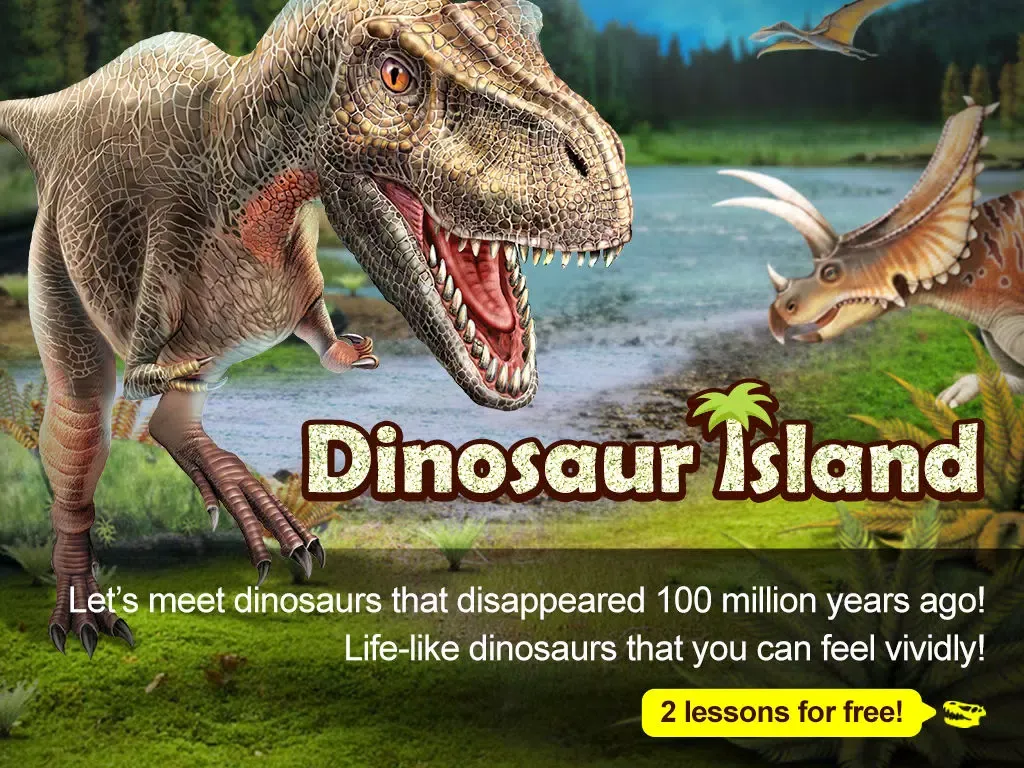 Скриншоты Dinosaur Island by ToMoKIds iPad 