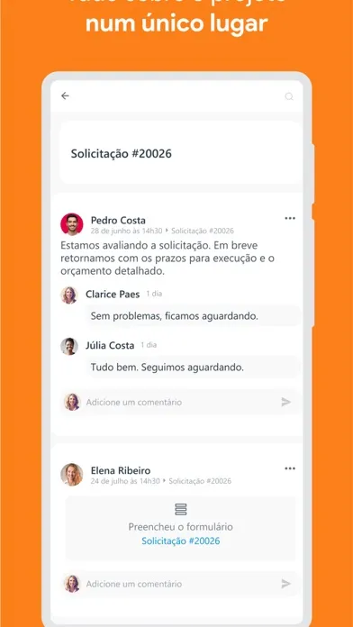 Capturas de tela do Agência ECOM