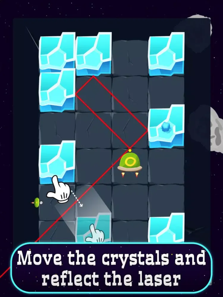 Tangkapan layar Space Lazors - puzzle saga iPad 