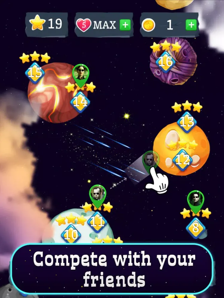 Tangkapan layar Space Lazors - puzzle saga iPad 