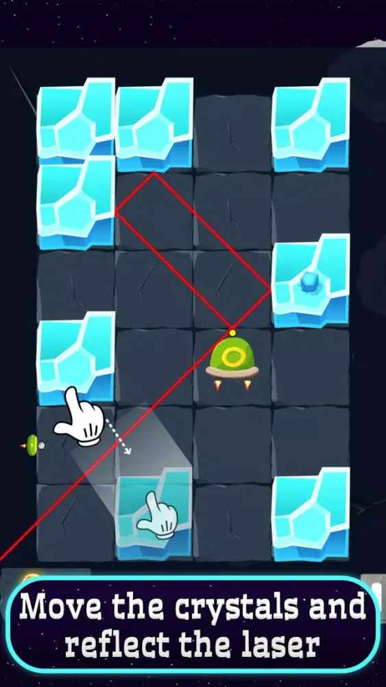 Tangkapan layar Space Lazors - puzzle saga