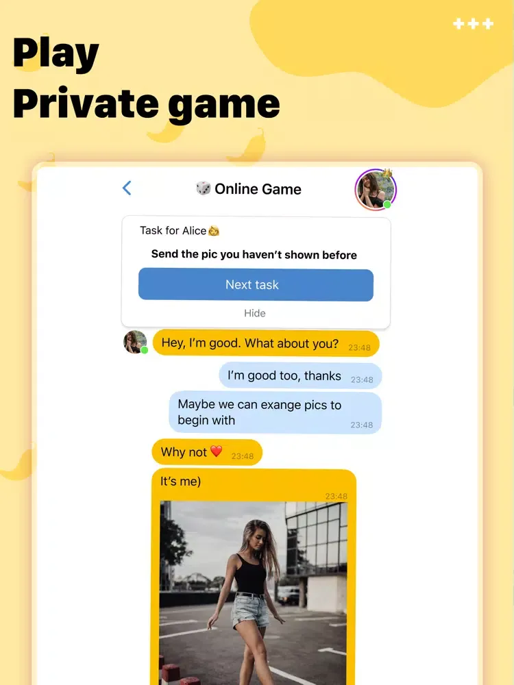 Скриншоты Sex Actions - Hot anonym chat iPad 