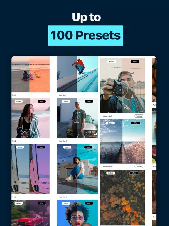 Captures d'écran de Presets for Lightroom: Filters iPad 