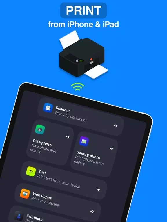 Smart Air Printer App - Print iPad Screenshots