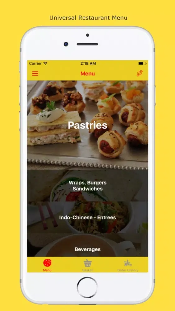 UB Restaurant Screenshots