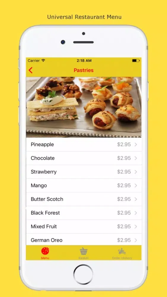 UB Restaurant Screenshots
