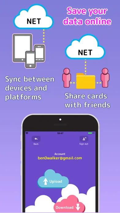 Capturas de tela do Flashcards Maker