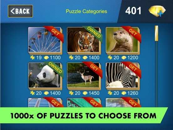Zrzuty ekranu Fantastic Jigsaws iPad 