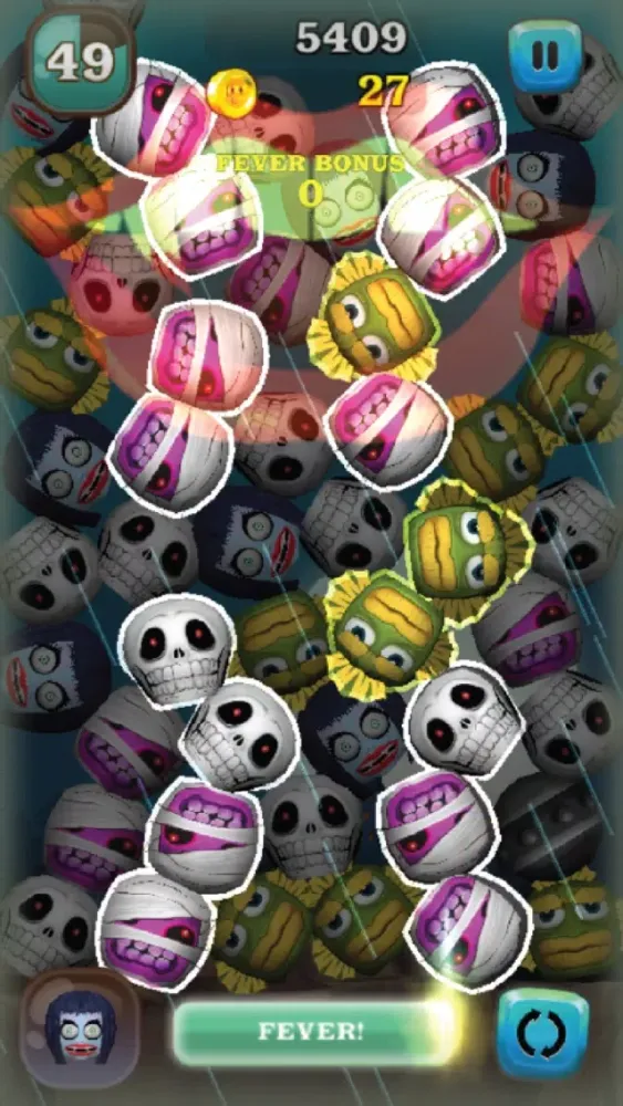 Spooktacular Creeps - monster match-3 puzzler Screenshots