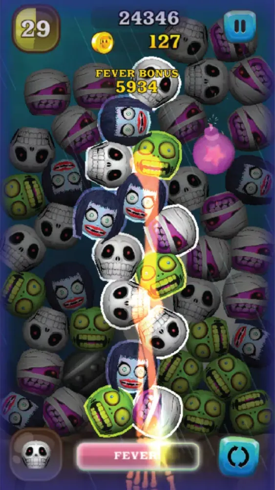 Spooktacular Creeps - monster match-3 puzzler Screenshots