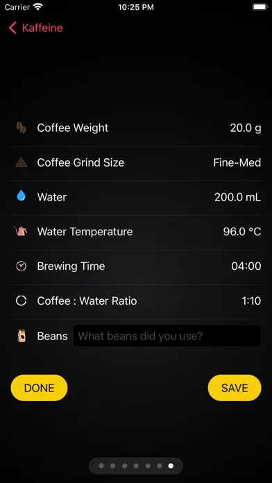 Kaffeine: Coffee Brewing Guide Screenshots