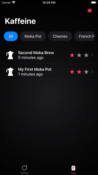 Kaffeine: Coffee Brewing Guide Screenshots