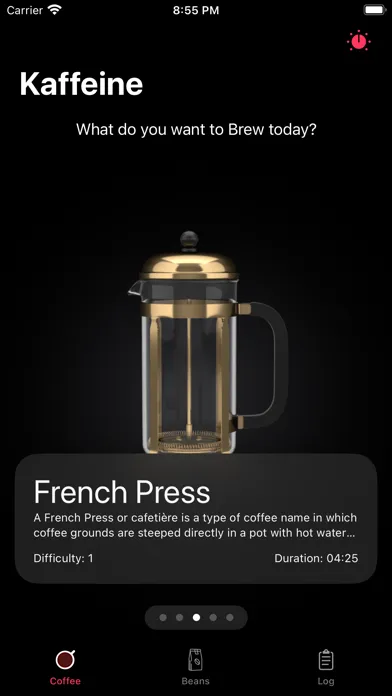 Kaffeine: Coffee Brewing Guide Screenshots