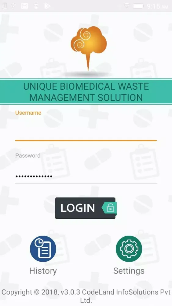 Captures d'écran de Unique Biomedical Waste Management Solution