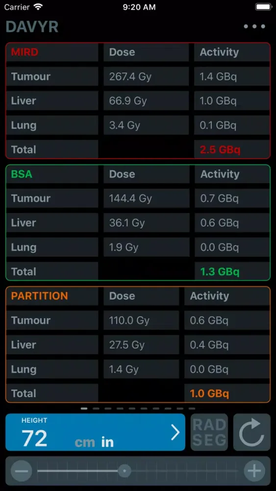 DAVYR 3: Y90 Dosimetry App應用截圖