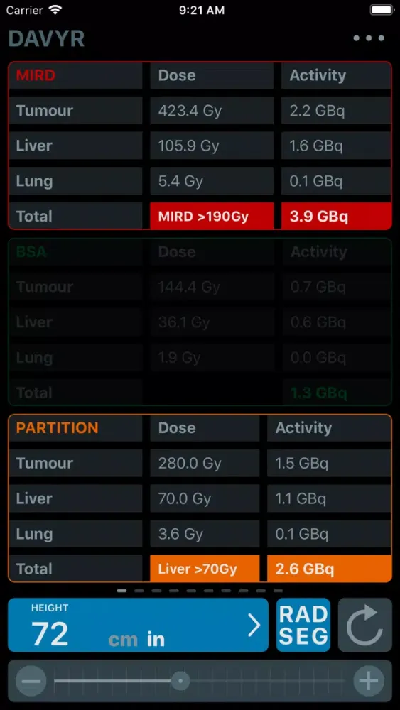 DAVYR 3: Y90 Dosimetry App應用截圖