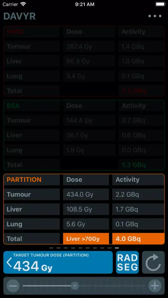 DAVYR 3: Y90 Dosimetry App應用截圖