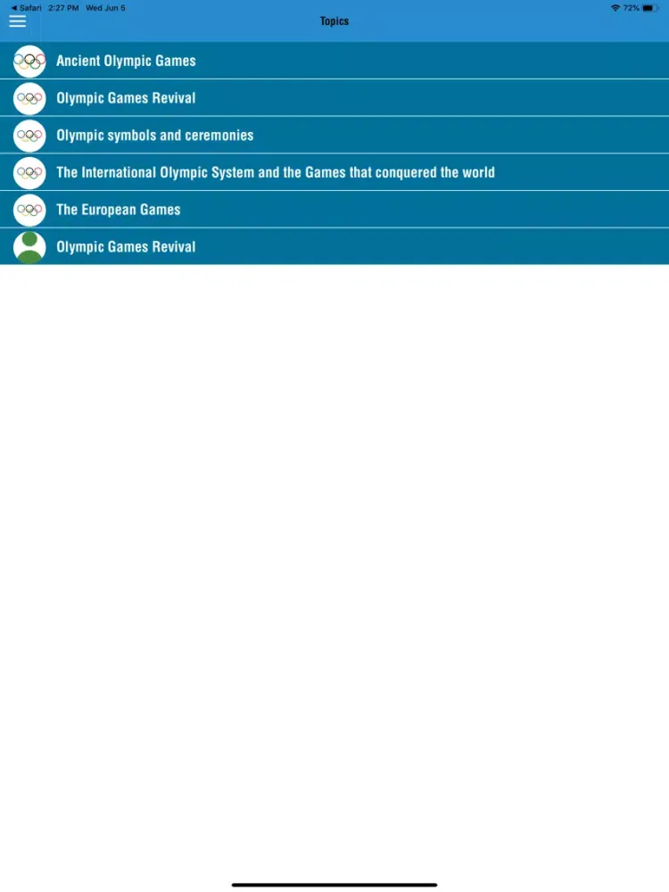 Zrzuty ekranu EYOF Quiz Game iPad 