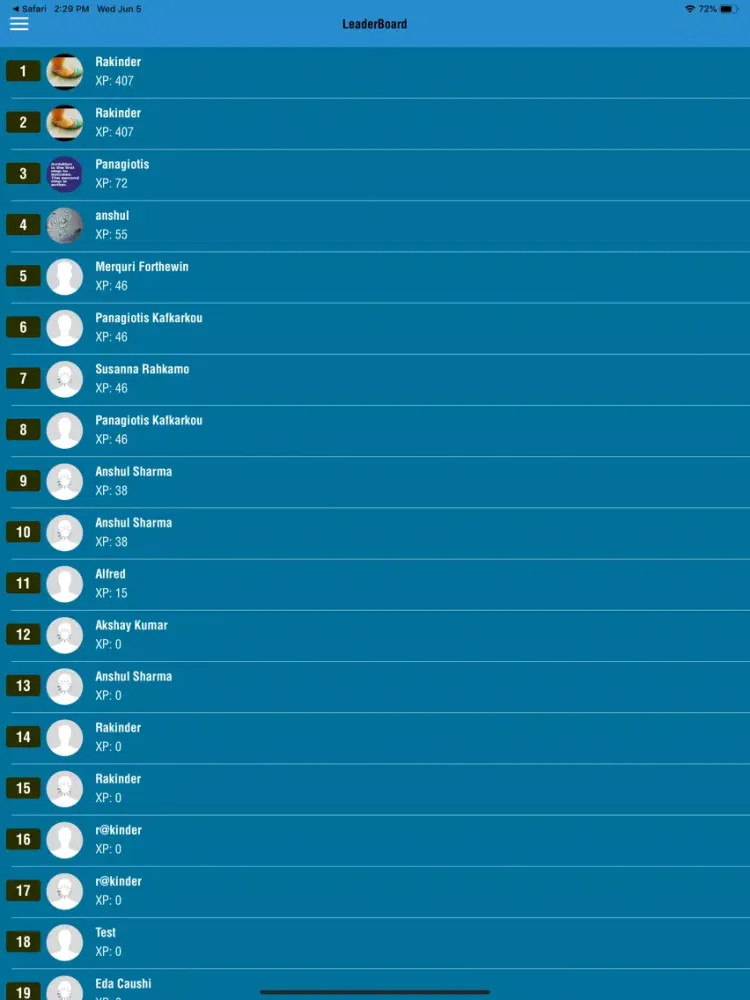 Zrzuty ekranu EYOF Quiz Game iPad 