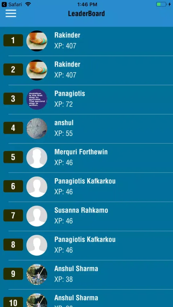 Zrzuty ekranu EYOF Quiz Game