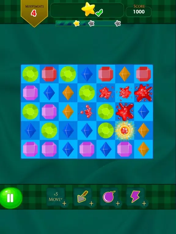 1001 Pierres Match 3 iPad  سکرین شاٹس