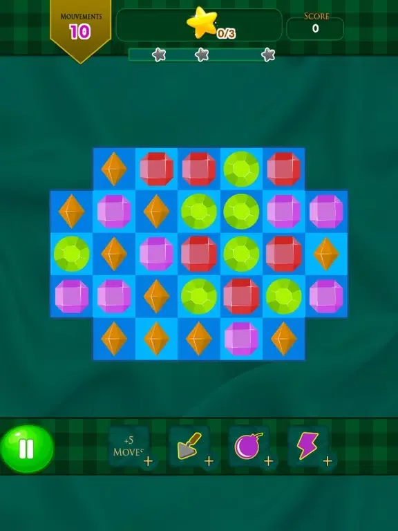 1001 Pierres Match 3 iPad  سکرین شاٹس