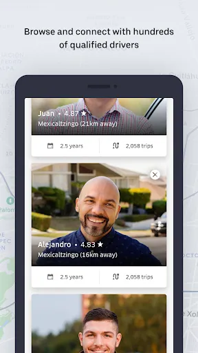 Tangkapan layar Uber Fleet