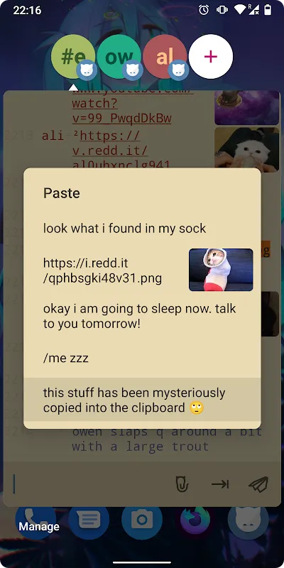 Weechat-Android Screenshots