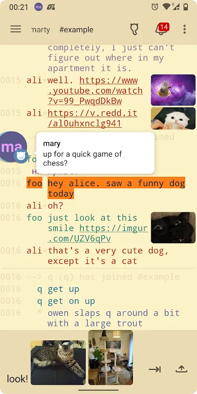 Weechat-Android Screenshots
