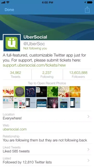 UberSocial Pro for iPhone স্ক্রিনশট
