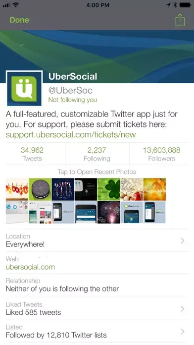 UberSocial Pro for iPhone স্ক্রিনশট