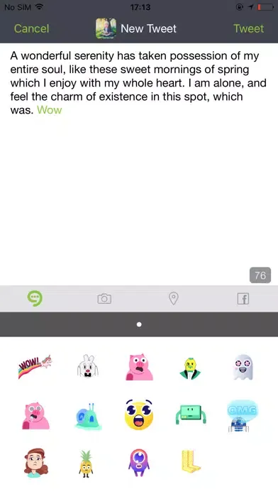 UberSocial Pro for iPhone স্ক্রিনশট
