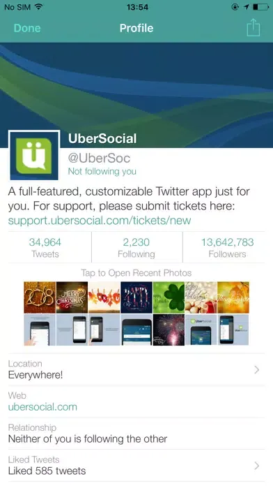 UberSocial Pro for iPhone স্ক্রিনশট
