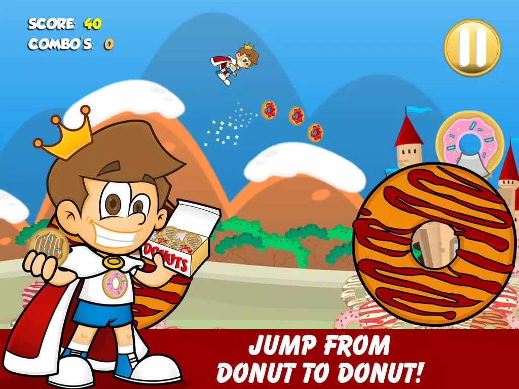Donut King FREE - Candy Sugar Jump Adventure iPad  স্ক্রিনশট