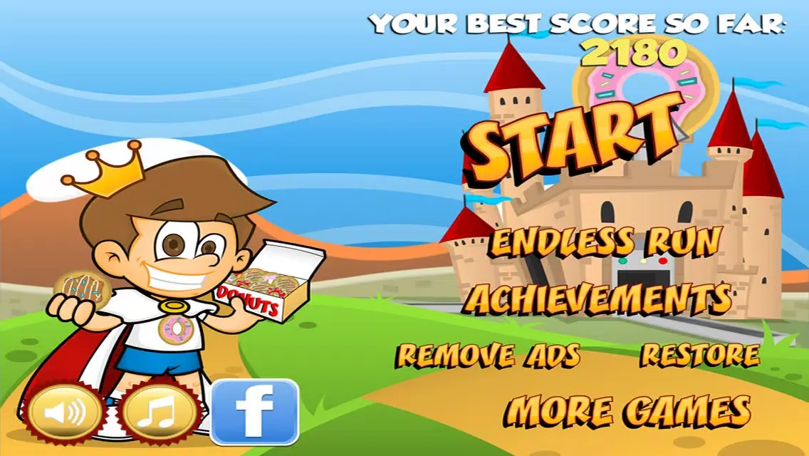 Donut King FREE - Candy Sugar Jump Adventure স্ক্রিনশট