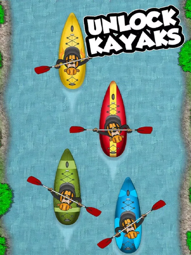 Kayak Mania – Whitewater Rush Fun Joyride on Mad River iPad  스크린샷