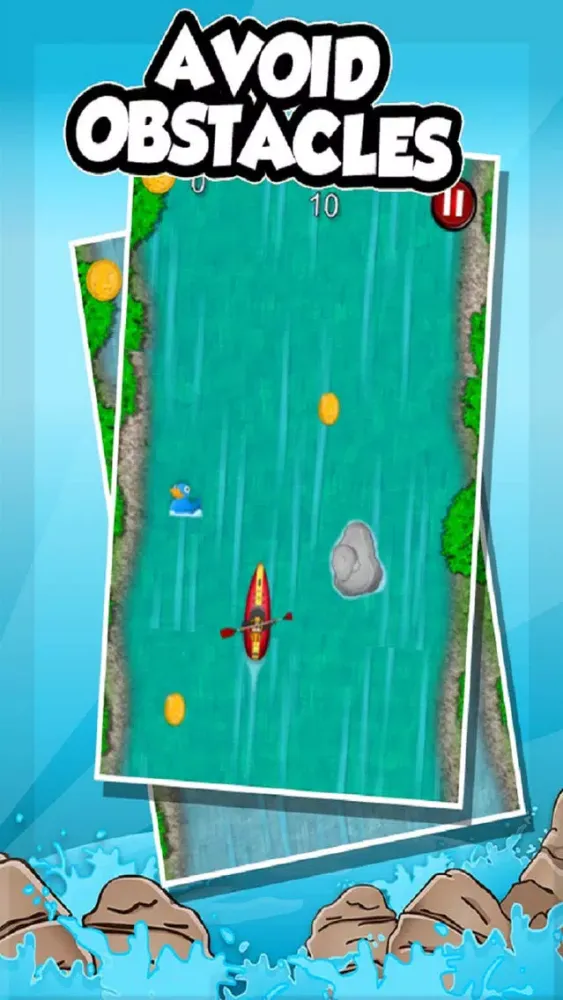 Kayak Mania – Whitewater Rush Fun Joyride on Mad River 스크린샷