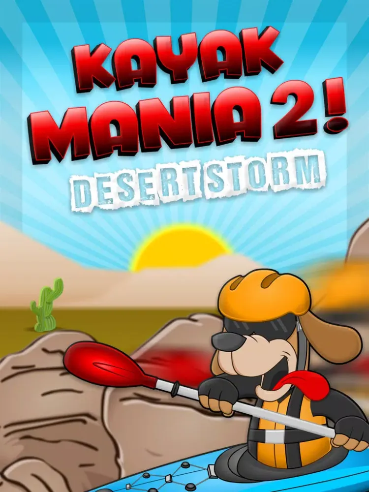 Screenshot di Kayak Mania! 2 FREE - Desert Storm Rush with Fun Sail Sport by Uber Zany iPad 