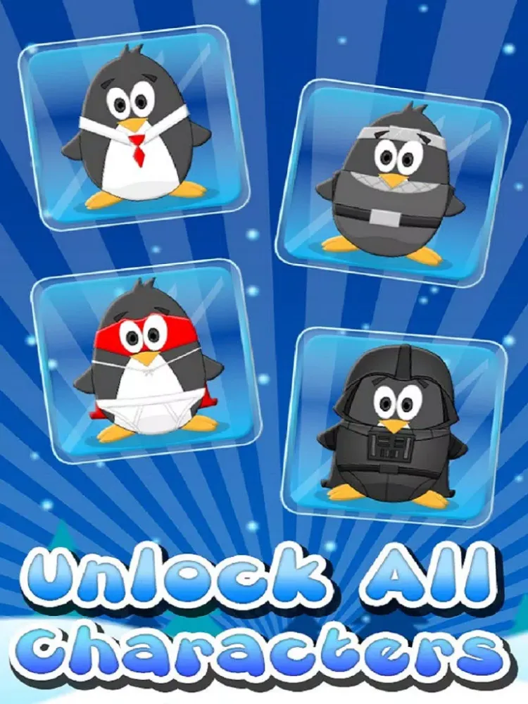 Penguin Mania! - Downhill Race to Survive iPad  スクリーンショット