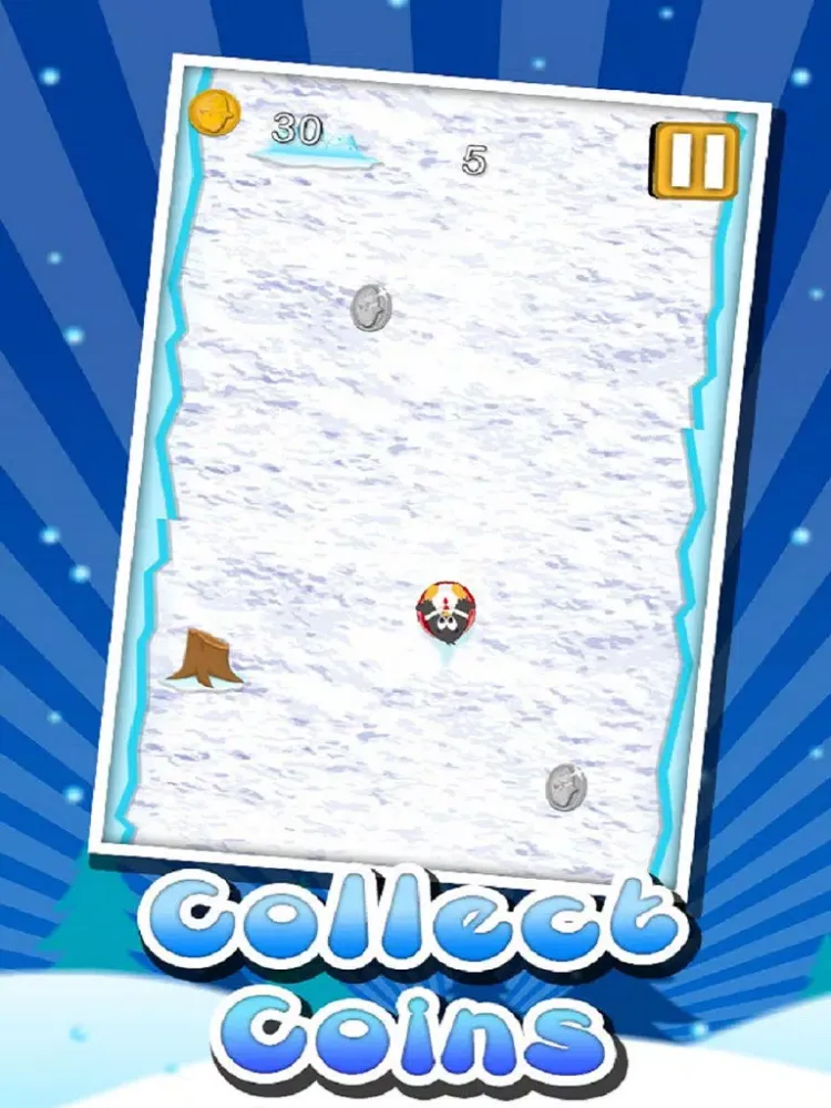 Penguin Mania! - Downhill Race to Survive iPad  スクリーンショット