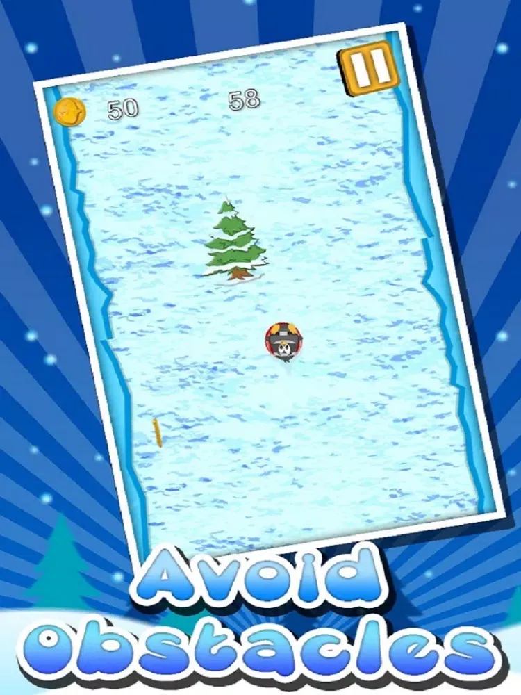 Penguin Mania! - Downhill Race to Survive iPad  スクリーンショット