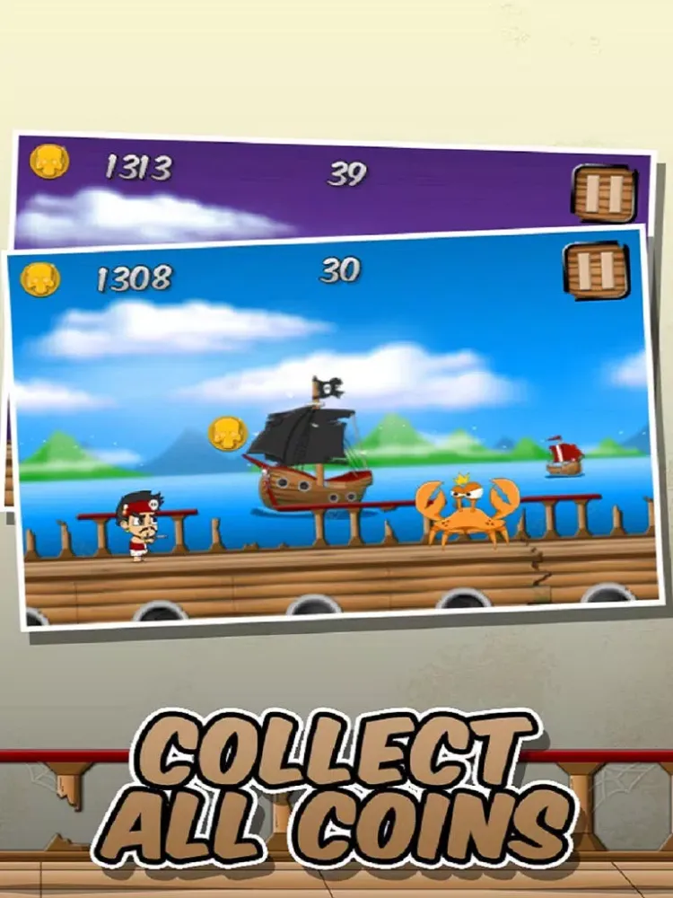 Tiny Pirate Dash - Paradise Caribbean Cove iPad  スクリーンショット